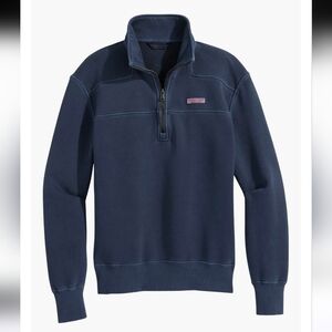 Vineyard Vines Blue quarter Zip Sweatshirt